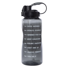 Motivational Hydration Tracker Water Bottle 64oz