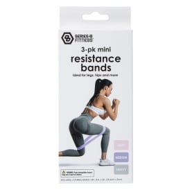 Series-8 Fitness™ Mini Resistance Bands For Legs 3-Count
