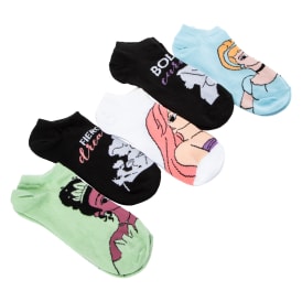 Disney Princess Ladies Low-Cut Socks 5-Pack