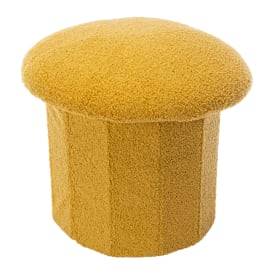 Collapsible Mushroom Storage Ottoman 15in x 13in