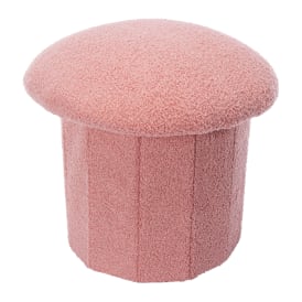 Collapsible Mushroom Storage Ottoman 15in X 13in