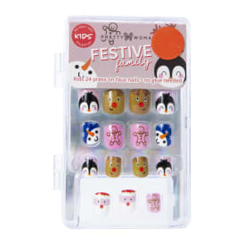 Pretty Woman Kids Press On Holiday Faux Nails 24-Piece Set