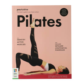 ProActive Pilates Complete Home Workout/Exercise Book Adults 2PK