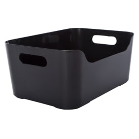 Medium Plastic Storage Bin 9.4in x 6.6in