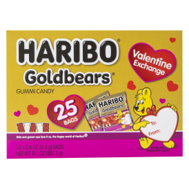 Haribo® Goldbears® Valentine Exchange Candy Bags 25-Count