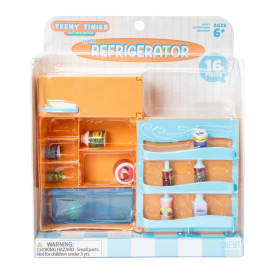 Teeny Tinies Retro Refrigerator 16-Piece Set