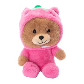 Hooded Fruit Bear Plush 9in