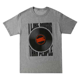 'I Like Music More Than People' Graphic Tee