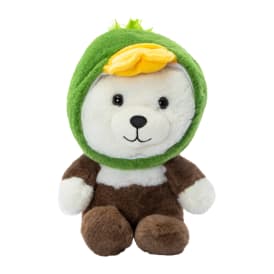 Hooded Bear Stuffed Animal 9in