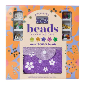 Christmas Bead Kit DIY Craft Supplies for Kids Assorted Beads