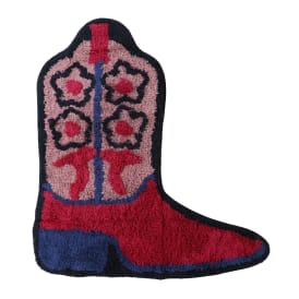 Boot Shaped Rug 29in x 33in