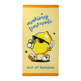 'Making Lemonade Out Of Lemons' Beach Towel 30in x 60in