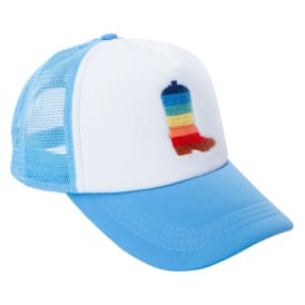 Embroidered Rainbow Icon Trucker Hat