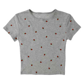 Baby Tee With Allover Print