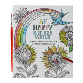 Be Happy: Just Add Water Painting Book