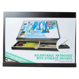 Adjustable Artboard With Storage Drawer