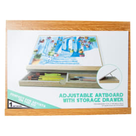 Adjustable Artboard With Storage Drawer