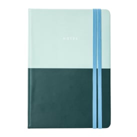 Color Block Journal With Elastic 6in x 8in