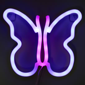 Butterfly LED Wall Light 7in x 8.3in