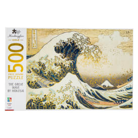 Mindbogglers™ Gold: Hokusai Art Puzzle 500-Piece