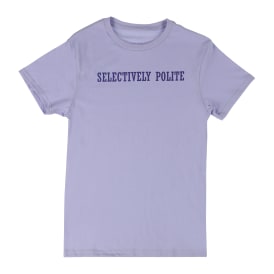 'Selectively Polite' Graphic Tee
