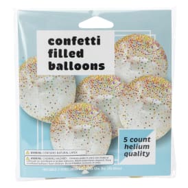 Confetti Filled Balloons 5-Count