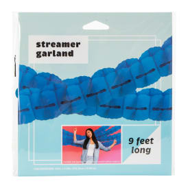 Solid Streamer Garland 9ft