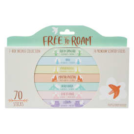 Free To Roam Scented Incense Stick Set 70-Count