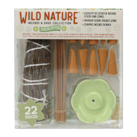 Wild Nature™ Incense & Sage Kit 22-Piece (Styles May Vary)