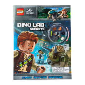 LEGO® Jurassic World™ Dino Lab Secrets Comic Activity Book & Minifigure Set