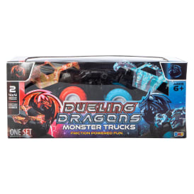 Dueling Dragons Monster Truck Toys 2-Pack