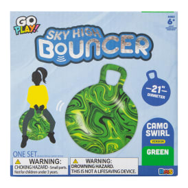 Sky High inflatable Bouncer Toy With Handle 21in