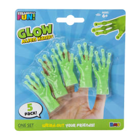 Tiny Glow Alien Hands 5-Count