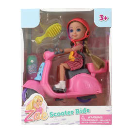 Zoe Scooter Ride Doll