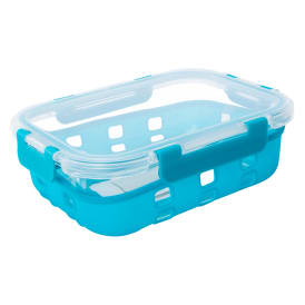 Glass Food Container With Silicone Sleeve 35.05oz | Five Below