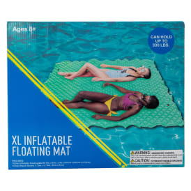 XL Inflatable Floating Pool Mat 91in x 94.9in