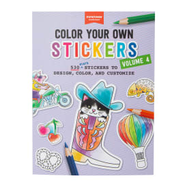 Color Your Own Stickers Book 530-Count, Volume 4