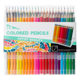 Colored Pencils Set With Stand 48-Count