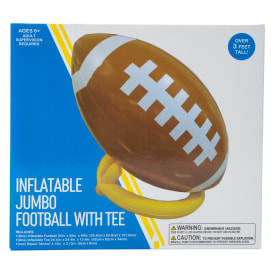 Inflatable Jumbo Football With Tee 20in x 40in