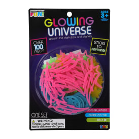 Glowing Universe Glow In The Dark Stars & Planets Set 100-Piece