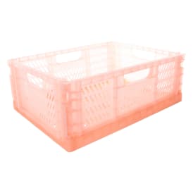 Large Collapsible Glitter Crate 15.75in x 11.8in