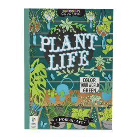 Poster Art Kaleidoscope Coloring Book - Plant Life