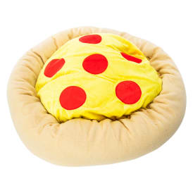 Round Pizza Pet Bed 22in x 22in