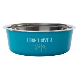 Small Pet Bowl With Quote