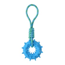 Rubber & Rope Tug Pet Toy