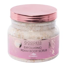 Goddess By Manna Kadar Exfoliating Cream Body Scrub 13.5oz - Pomegranate
