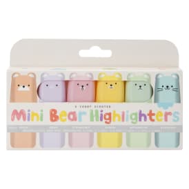 Scented Mini Bear Highlighters 6-Count