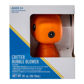 Critter Bubble Blower With Bubble Solution