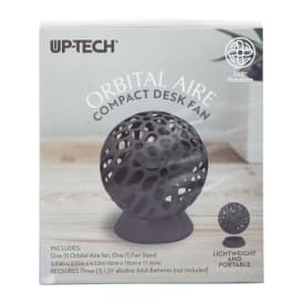 Up-Tech® Orbital Aire Compact Desk Fan 3.93in x 4.52in