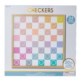 Magnetic Wall Game Checkers 20in x 20in